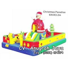 istana balon christmas paradise 4x6 m