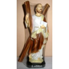patung santo andreas - 17 cm