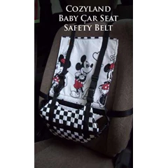 baby car seat carrier safety belt cozyland