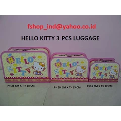 hello kitty mini box luggage 3 sets
