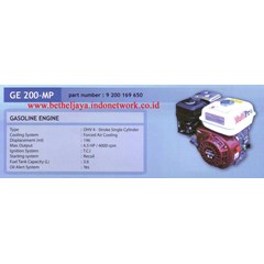 multipro ge 200-mp gasoline engine