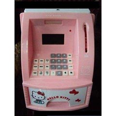 celengan atm mini hello kitty