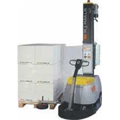 pallet wrapping robot