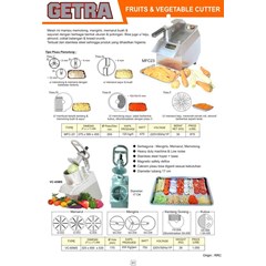 mesin penggiling, fruit & vegetable cutter,