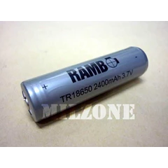 rambo 3.7v 2400mah li-ion battery