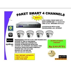 paket cctv 4 channels