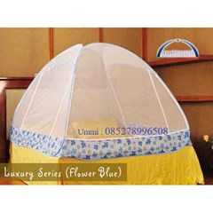 kelambu lipat type : luxury flower blue, disc 10-40%