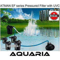 atman ef series pressured filter with uvc