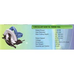 h& l circular saw hl 5806b