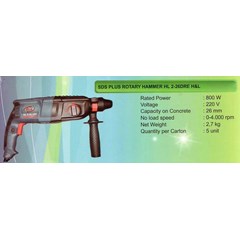 h& l sds plus rotary hammer hl 2-26dre