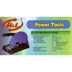 h& l cut off machine 14” hl-355