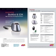 suprema bio mini for small office attendance & aplication unlimited user