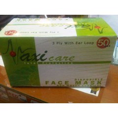masker disposable 3 ply maxi care