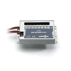 weatronic, dual receiver 10 - 20 r, 72 mhz