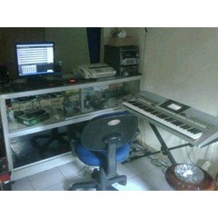 sampling ( modul keyboard) pakai komputer / laptop untuk live organ tunggal