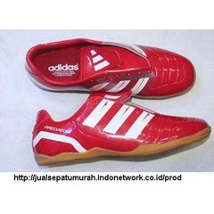 sepatu futsal adidas predator 2 merah-putih ( uk 39-43)