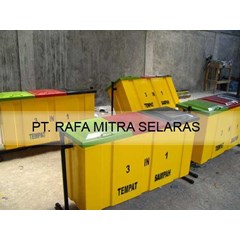 tempat sampah fiberglass/ fiberglass bak sampah/ fiberglass tong sampah