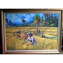 lukisan panen raya