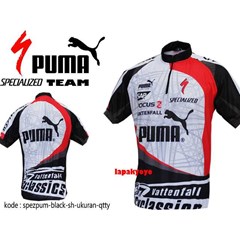 baju jersey sepeda motif team puma