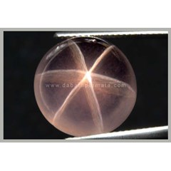 batu mulia sparkling pink quarts sharp star top ( bpq 018)