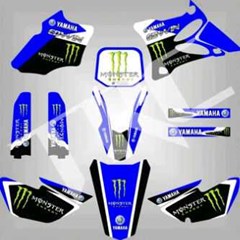 cutting stiker yamaha yz' 85