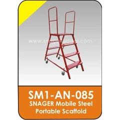 snager mobile steel portable scaffold/ tangga kerja dorong metal perancah bergerak ( model : sm1-an-085)