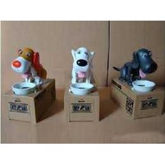 celengan anjing pemakan koin/ choken bako