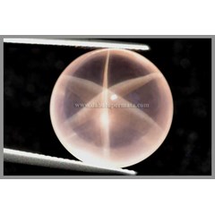 batu mulia breathtaking pink quarts star beryl ( bpq 019)