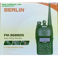 handy talky berlin fm-3688ds vhf/ uhf two way radio