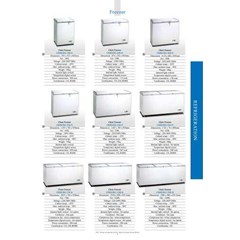 crown chest freezer temp.- 20 ~ -25° c