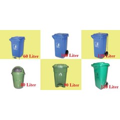 tempat sampah fiberglass beroda | bak sampah fiberglass beroda | tong sampah fiberglass beroda