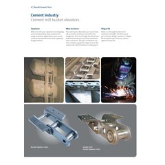 renold bucket elevator chain - cement plant