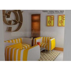 sofa ruang tamu mini