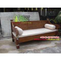 daybed lompong leaf carving