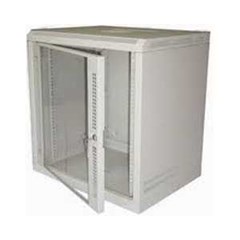 abba 19 12u 450mm wallmounted rack single door