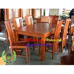 set meja makan dan kursi balero
