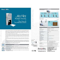fingertec r2 & m2 ; fingerprint time attendance & access control