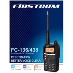 ht firstcom fc-438 uhf + radio fm murah dan bergaransi