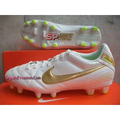 sepatu bola nike tiempo natural iv fg white-gold-volt