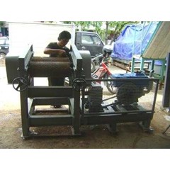 mesin roller karet mentah