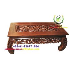 ketapang carving coffee table
