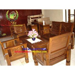 banana leaf minimalist guest chair set