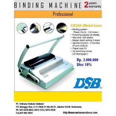 mesin jilid dsb cb 240 binding machine