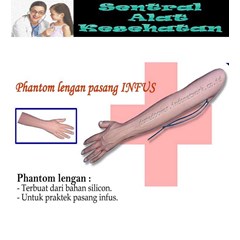 alat peraga pemasangan infus - phantom lengan/ tangan infus