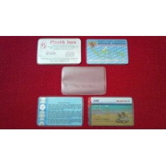 plastik mika pvc buat kartu