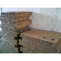 sampah dan limbah kertas gelombang/ kardus ( corrugated sheet)