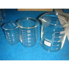 beaker glass pyrek, rrc, ready stock 100ml, 250ml