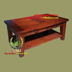 rect coffee table 2 drawers