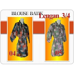 blouse lengan 3/ 4