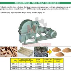 mesin penghancur kayu ( wood crusher)